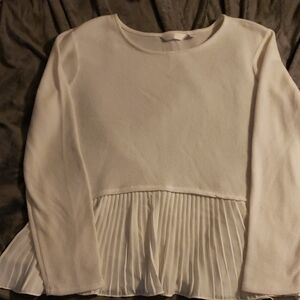 LC Lauren Conrad Cream Knit Top